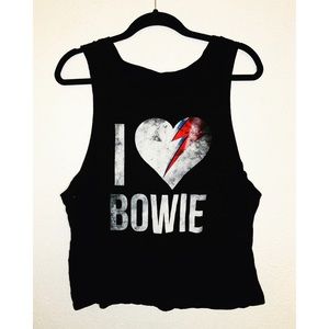 💕 I 🧡🧡🧡 BOWIE tank top ⚡️